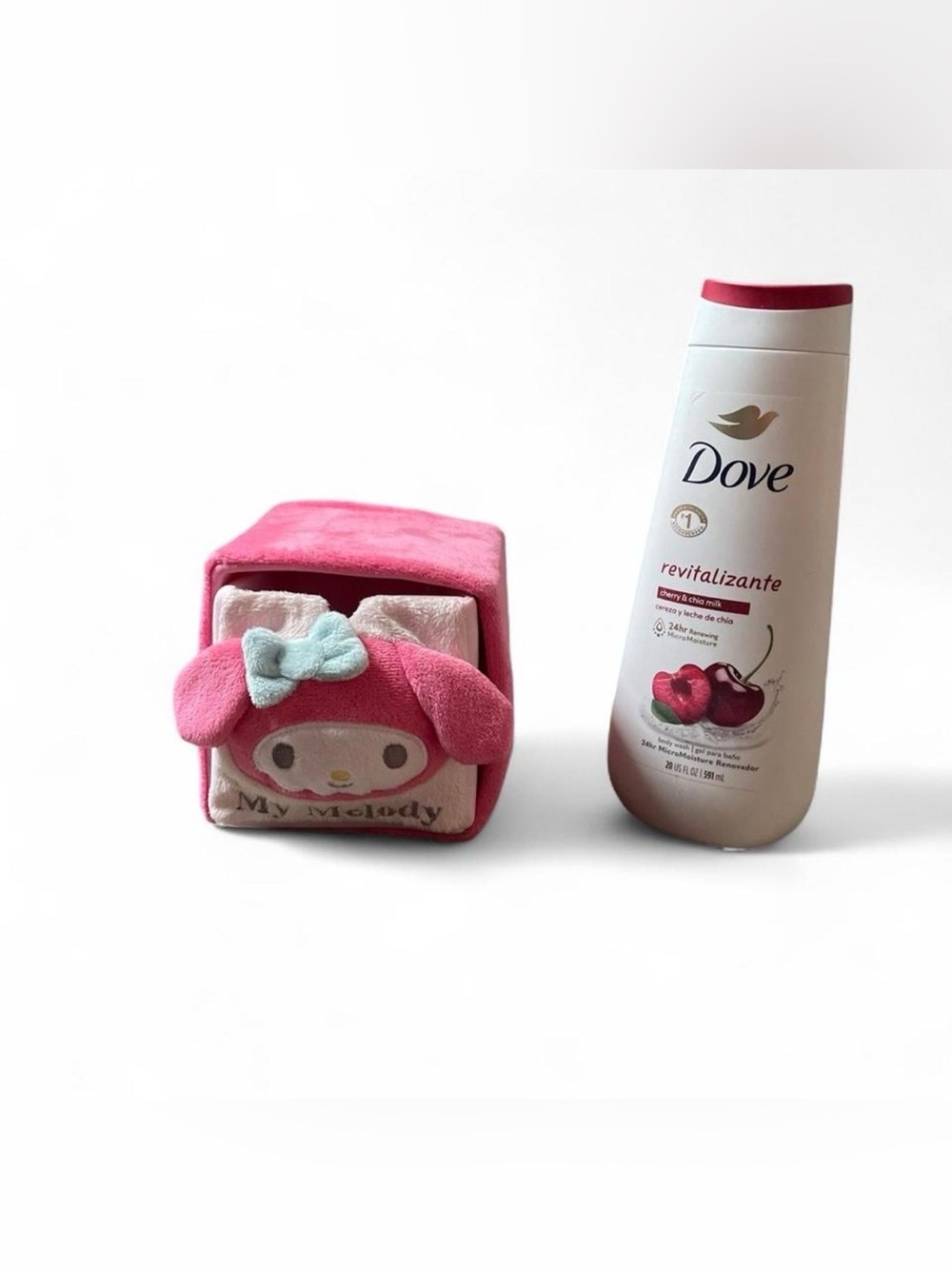 Sanrio tiny My Melody pink plush storage box - Picture 8 of 8
